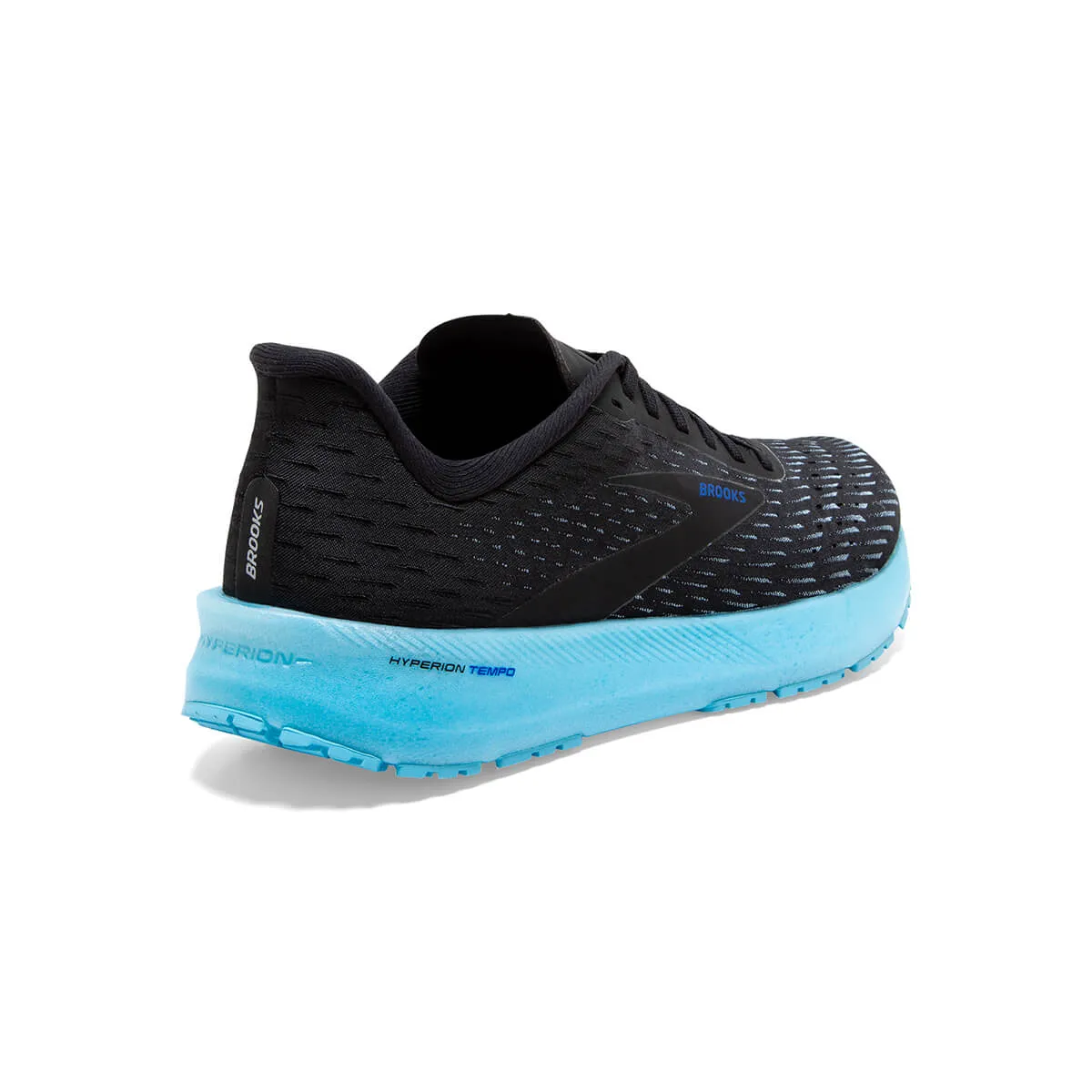 Brooks Hyperion Tempo Mens | Black/iced Aqua/blue