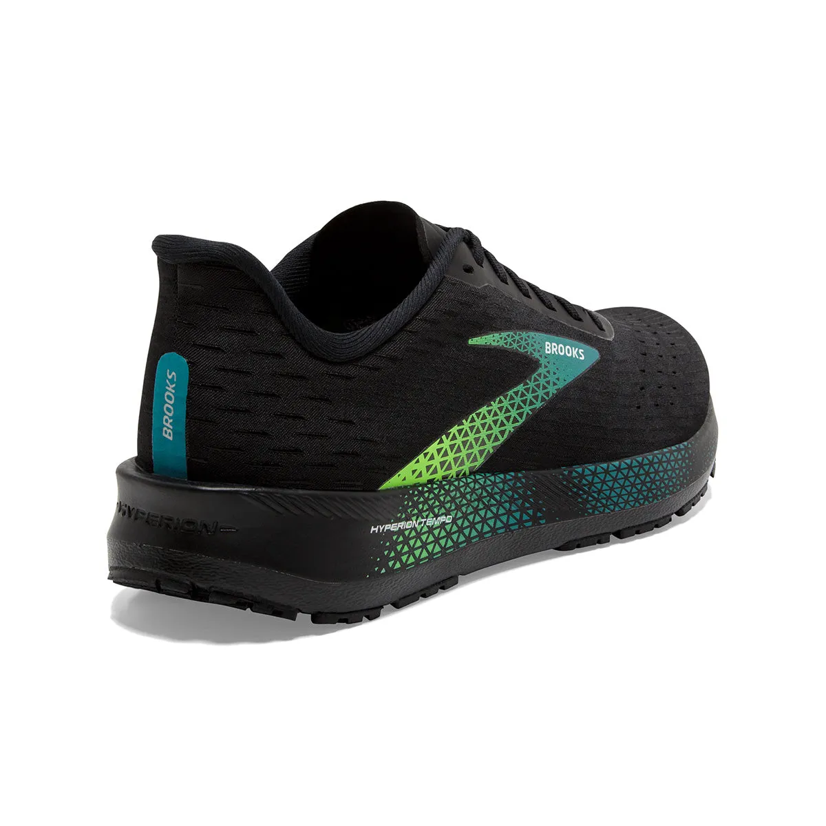 Brooks Hyperion Tempo Mens | Black/kayaking/green Gecko