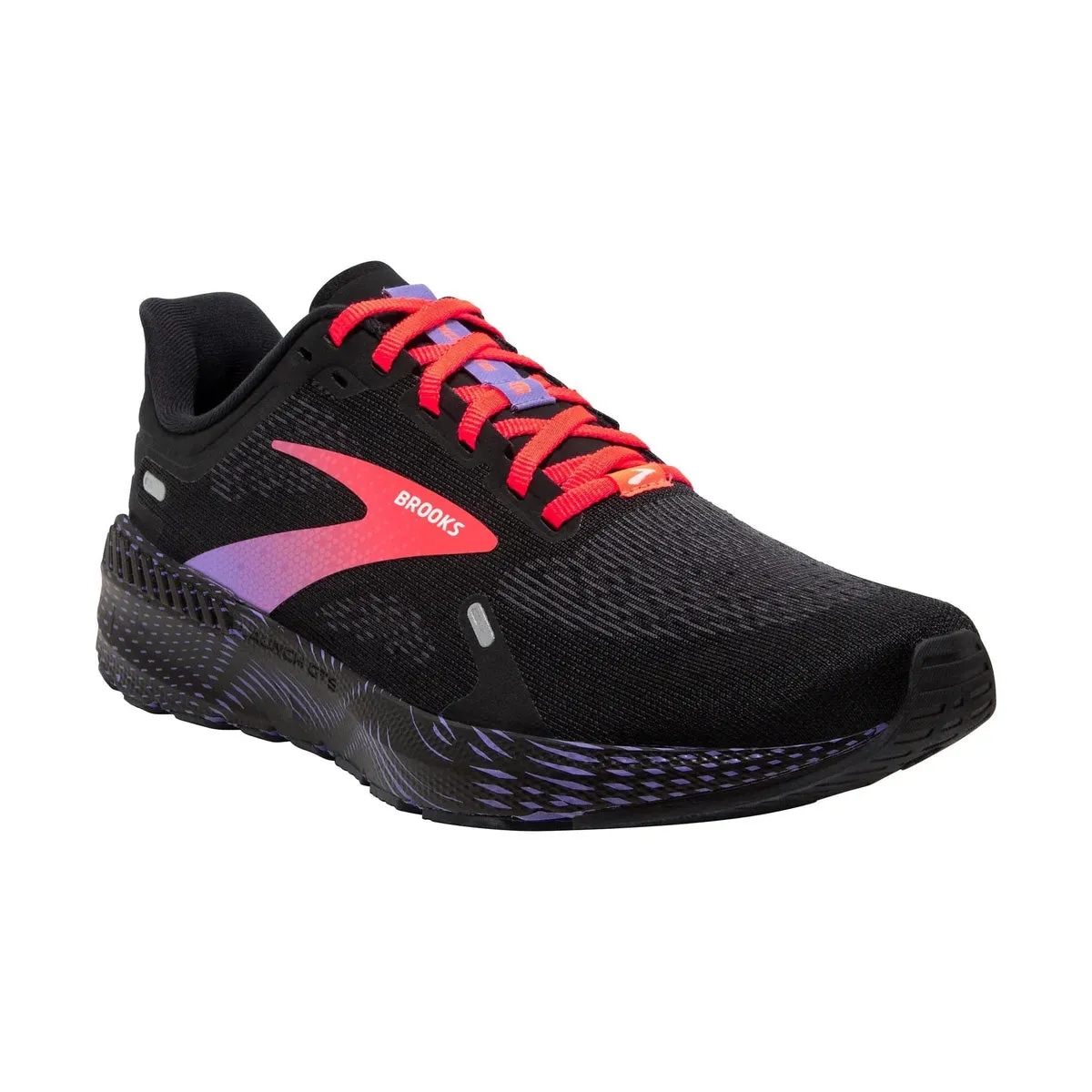 Brooks Launch GTS 9 Womens | Black/coral/purple