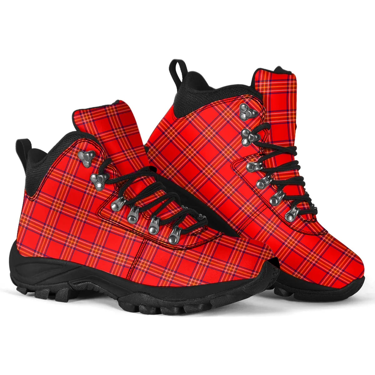 Burnett Modern Tartan Alpine Boots