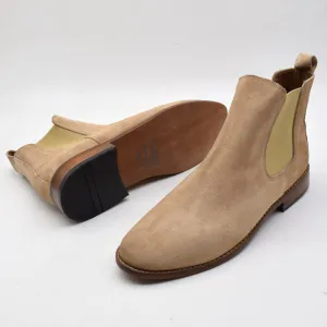 Calf Suede Chelsea Boots