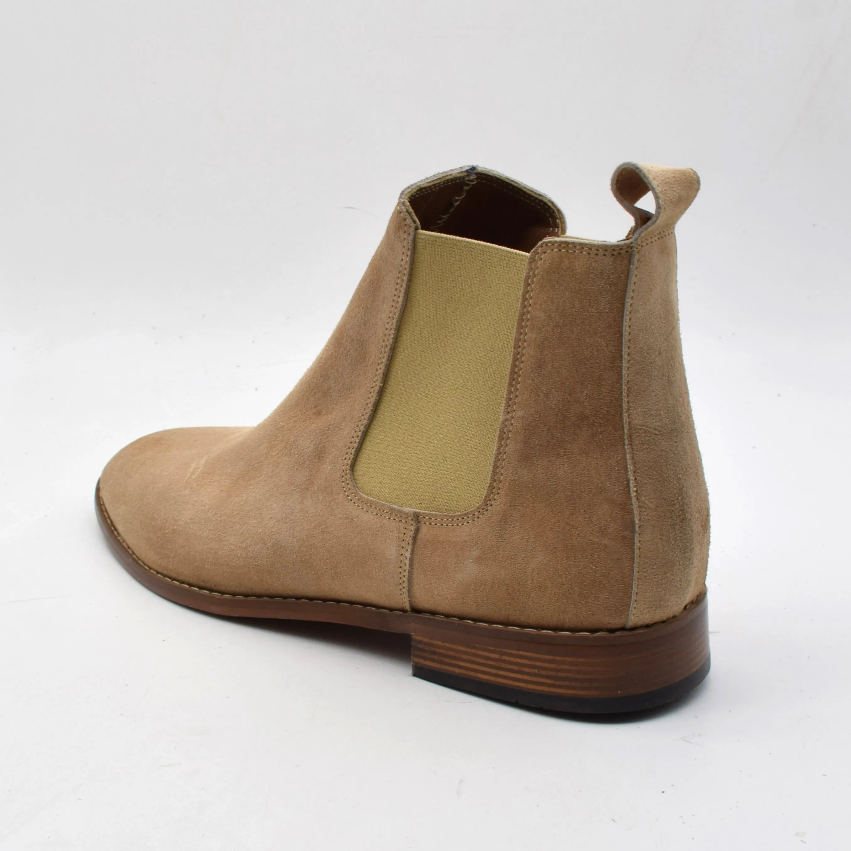 Calf Suede Chelsea Boots