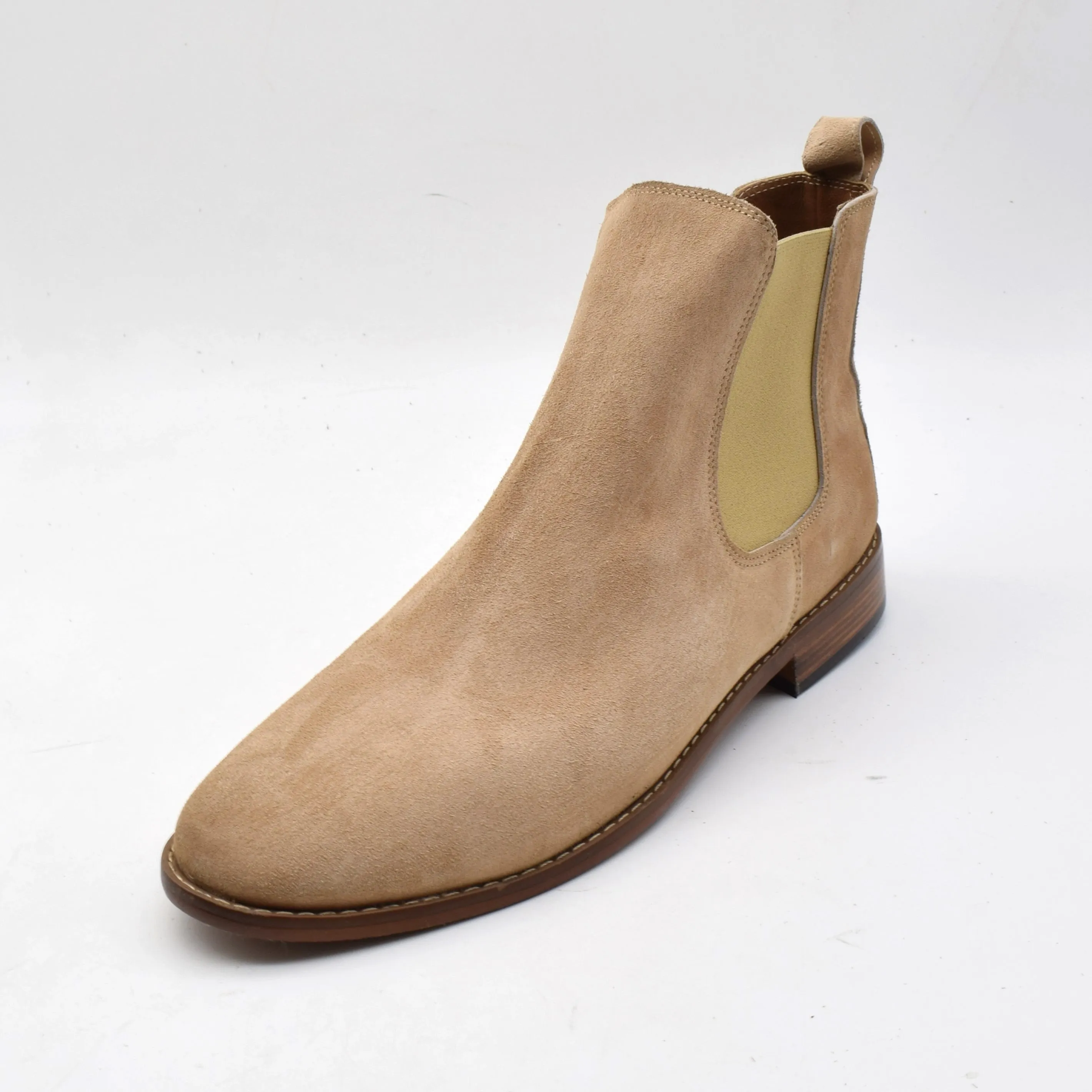 Calf Suede Chelsea Boots