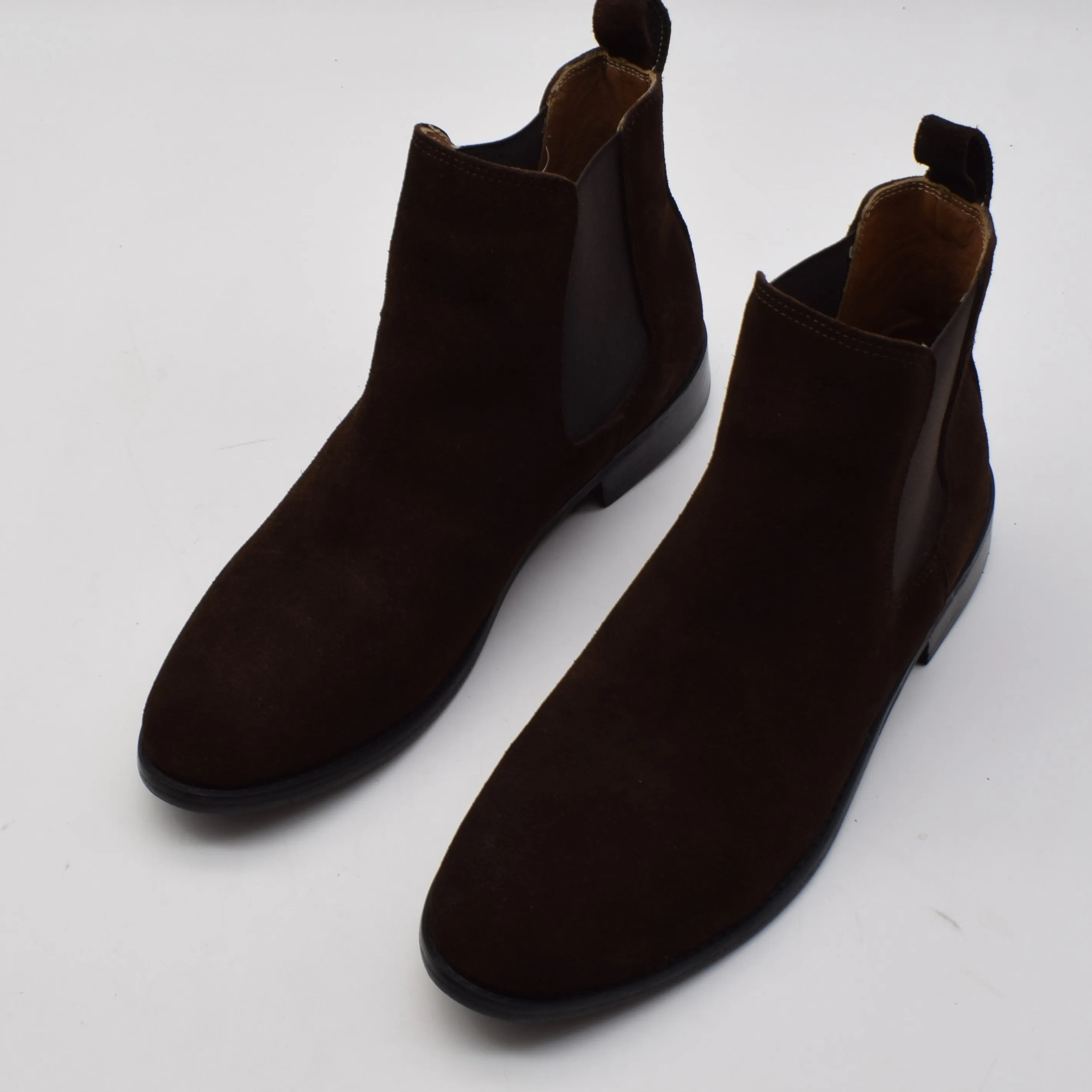 Calf Suede Chelsea Boots