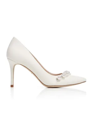 Claudia Pearl Mid Heel