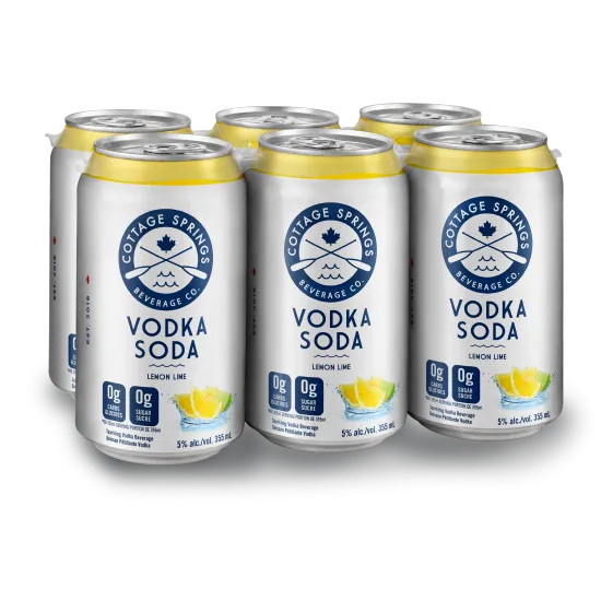 COTTAGE SPRINGS LEMON LIME 6CANS