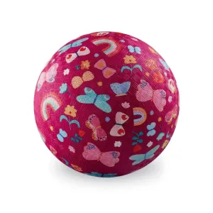 Crocodile Creek 7 Inch Rubber Ball - Butterfly Garden