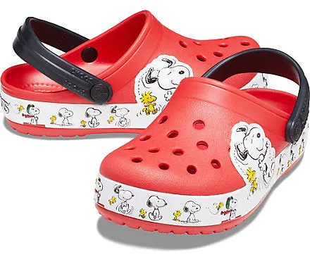 Crocs Kids Fun Lab Snoopy Woodstock Clog - Red