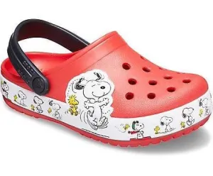 Crocs Kids Fun Lab Snoopy Woodstock Clog - Red