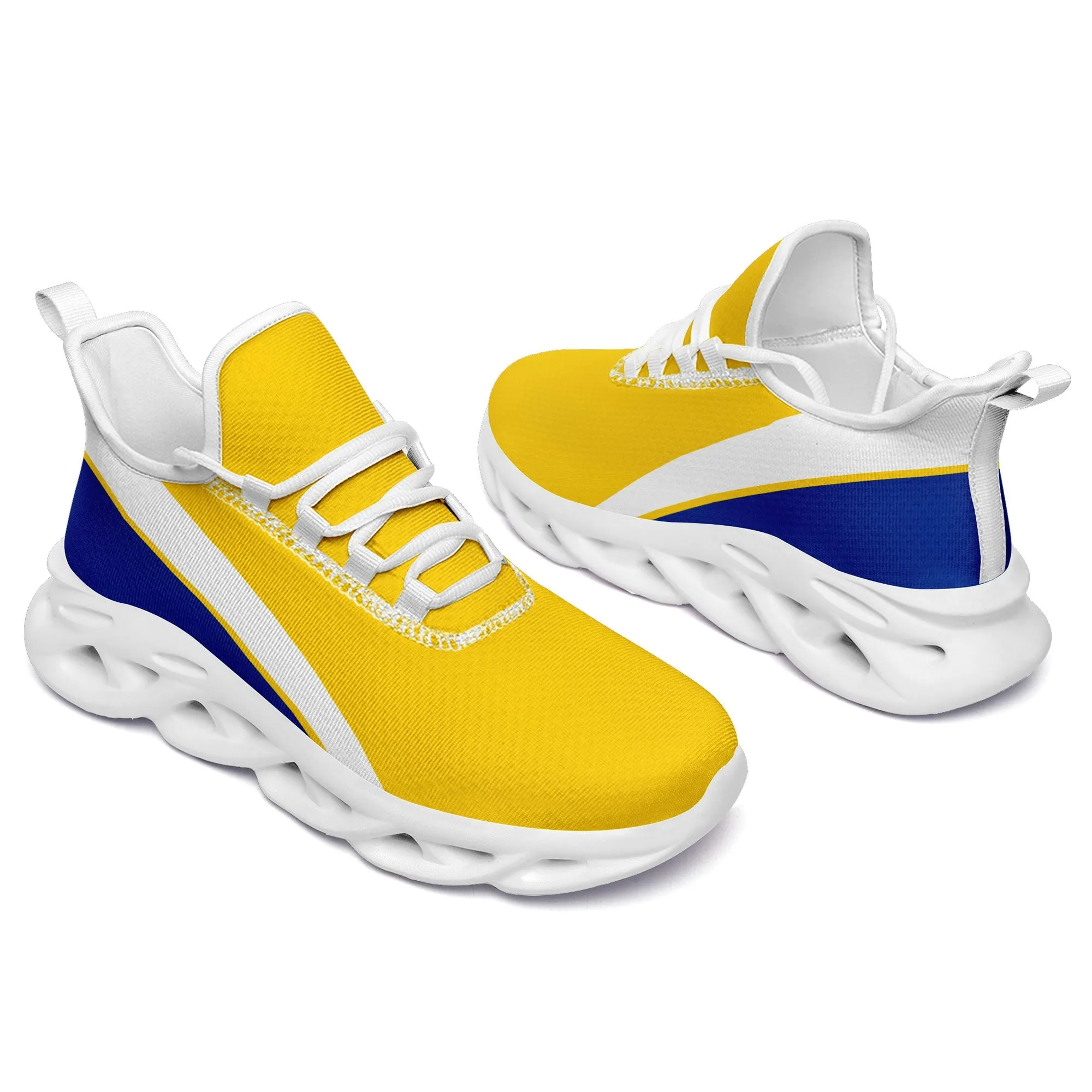 Custom Yellow Blue Jersey MaxSoul Shoes and Hat Combo Offer Personalized ZH-bd0b007e-aa