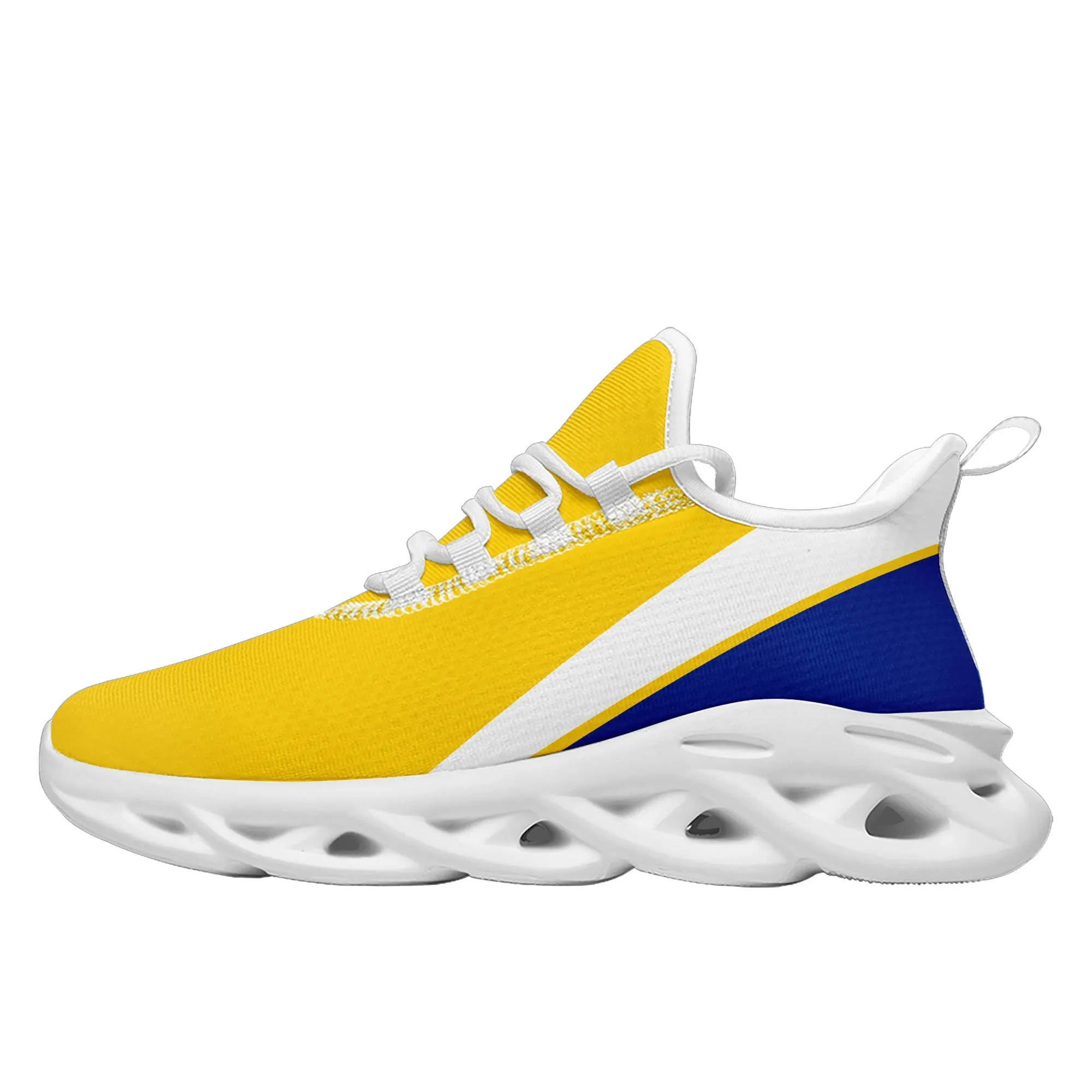 Custom Yellow Blue Jersey MaxSoul Shoes and Hat Combo Offer Personalized ZH-bd0b007e-aa