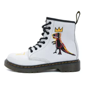 Dr. Martens Ankle Boots Leather White Colour For Kids