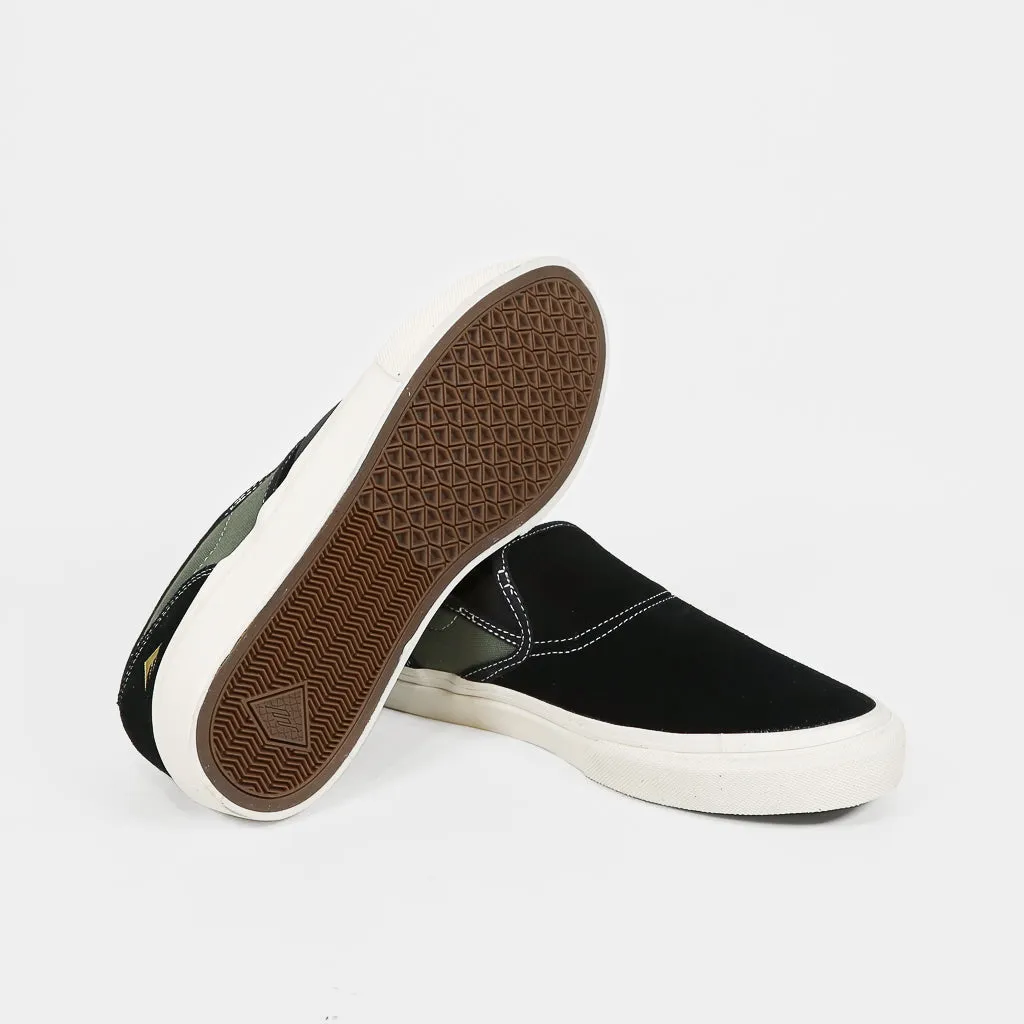 Emerica - Wino G6 Slip On Shoes - Black / Olive