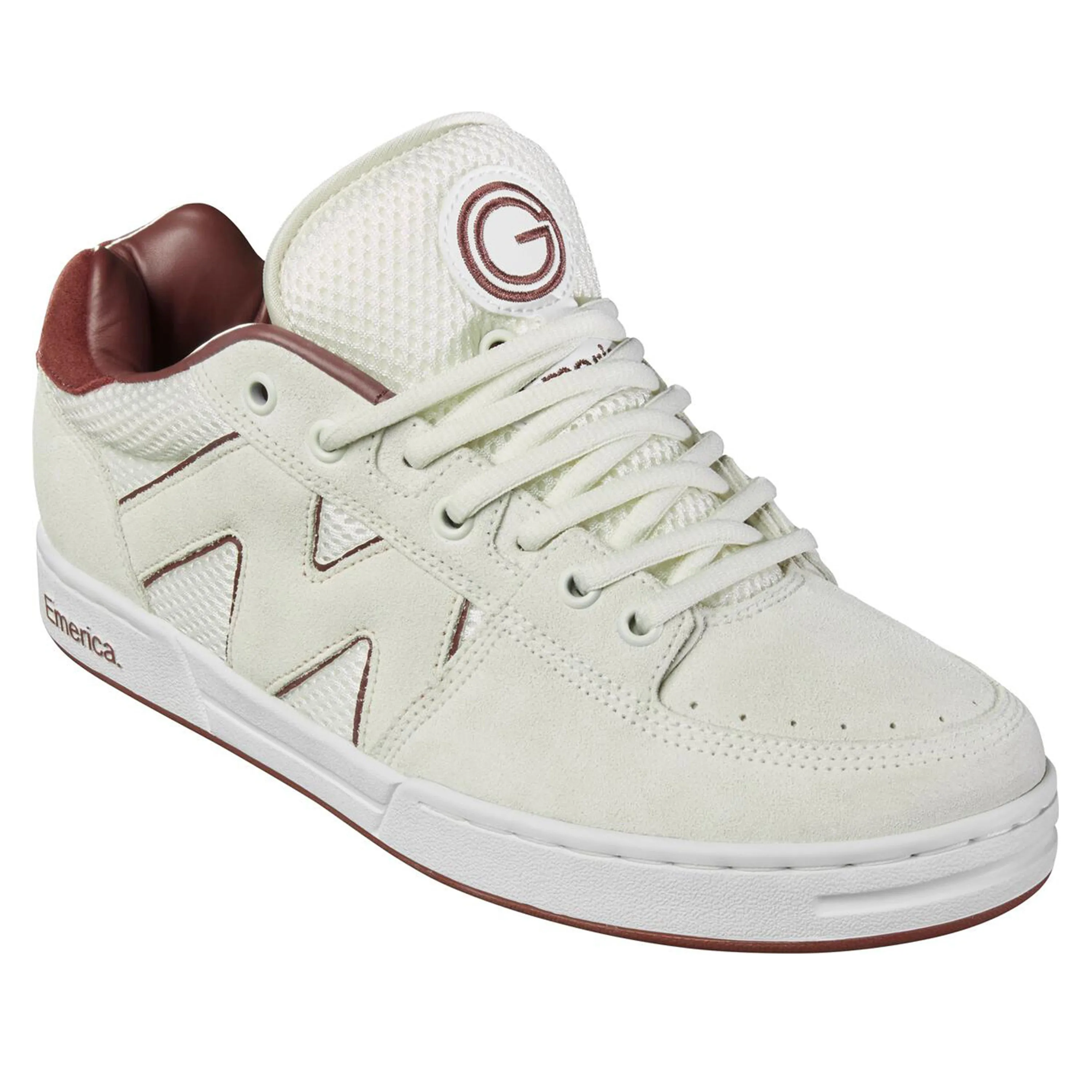 EMERICA X SKATE SHOP DAY OG-1 WHITE / BURGUNDY