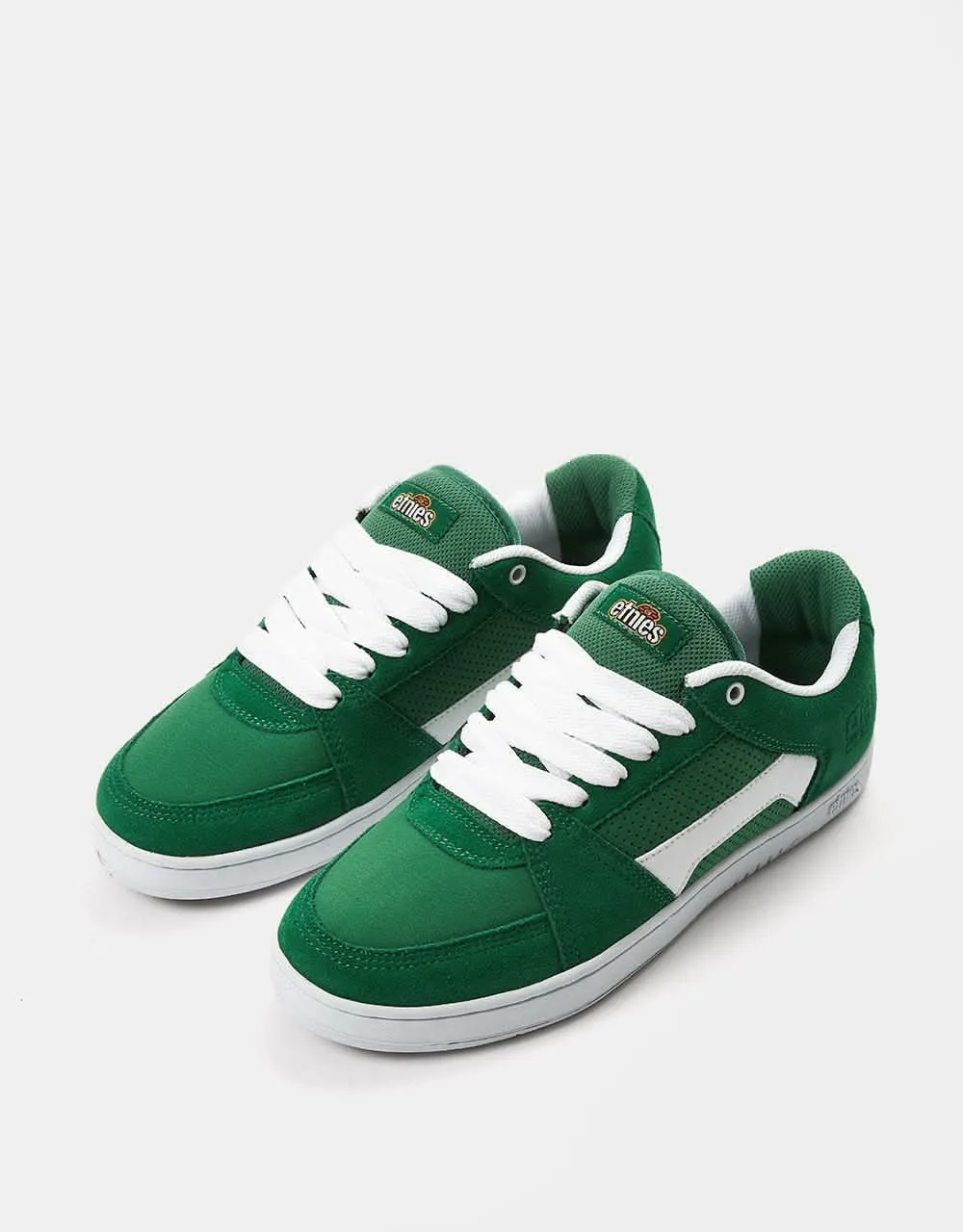 Etnies MC Rap Lo Skate Shoes - Green/White