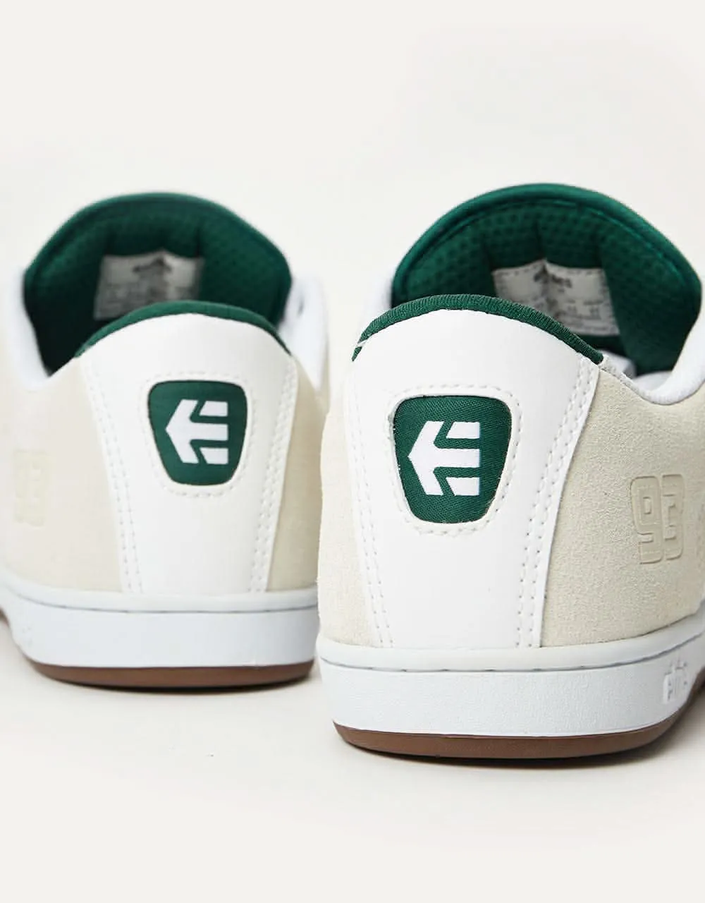 Etnies MC Rap Lo Skate Shoes - White/Green