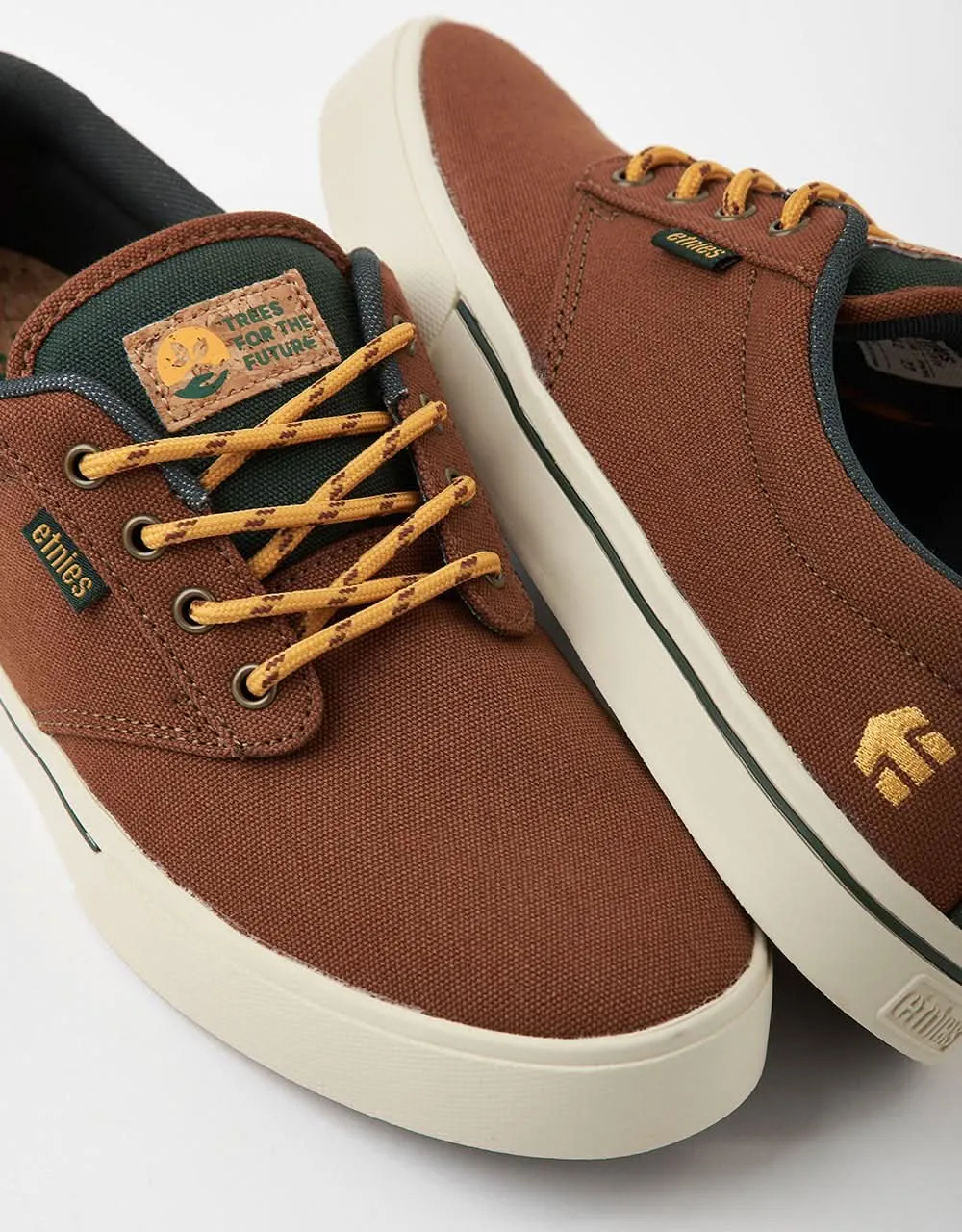 Etnies x TFTF Jameson 2 Eco Skate Shoes - Brown/Green