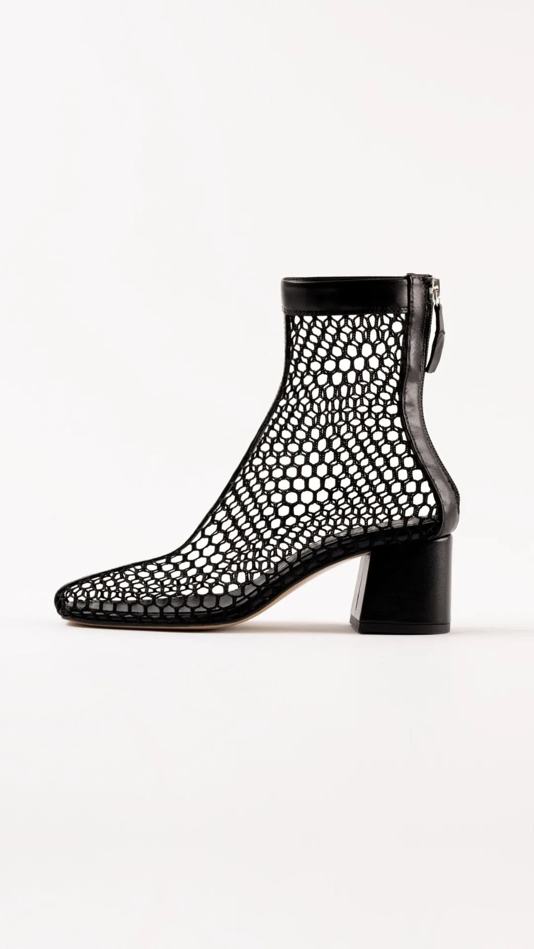 FIRME - Black Mesh Boots