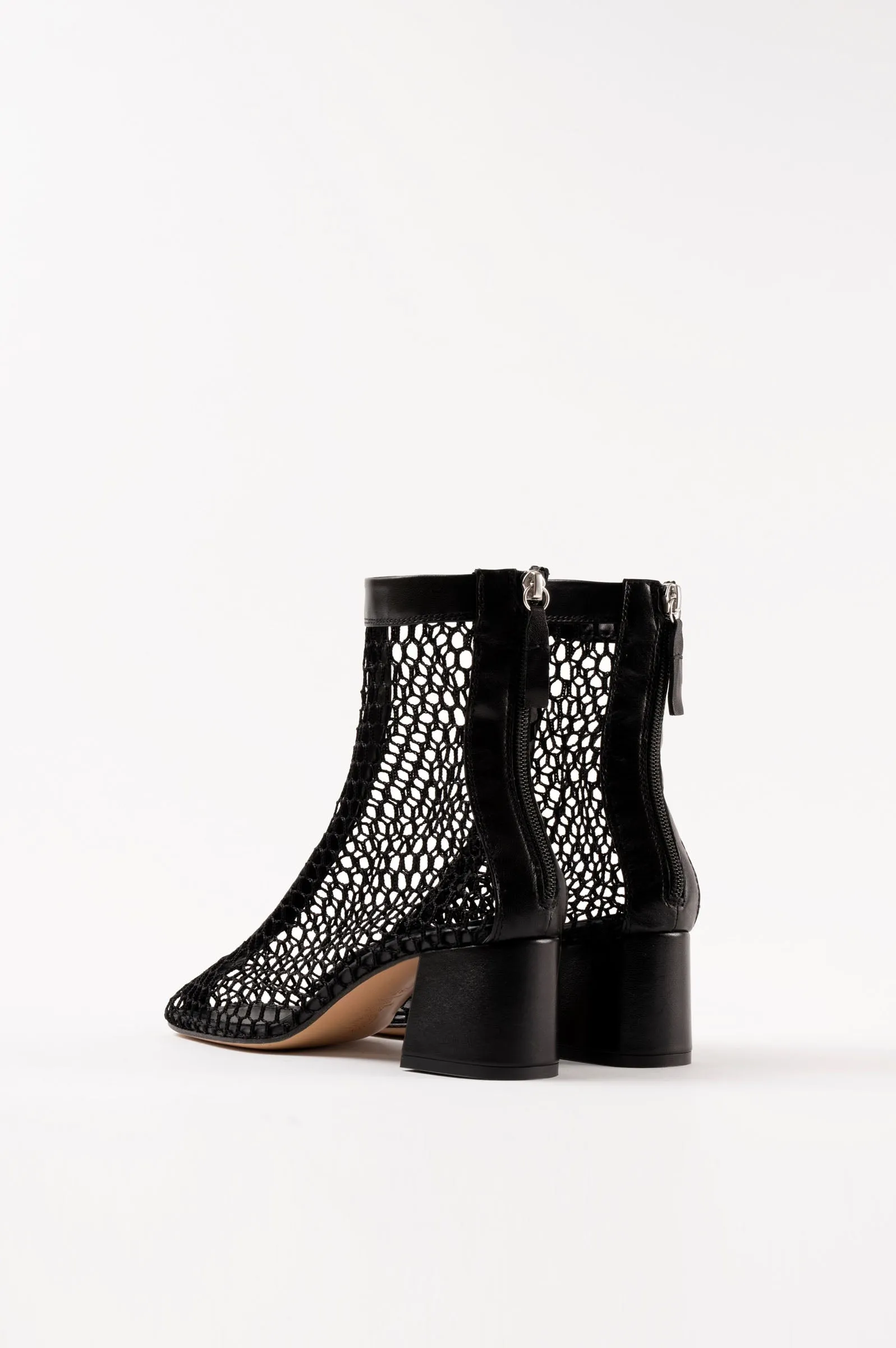 FIRME - Black Mesh Boots