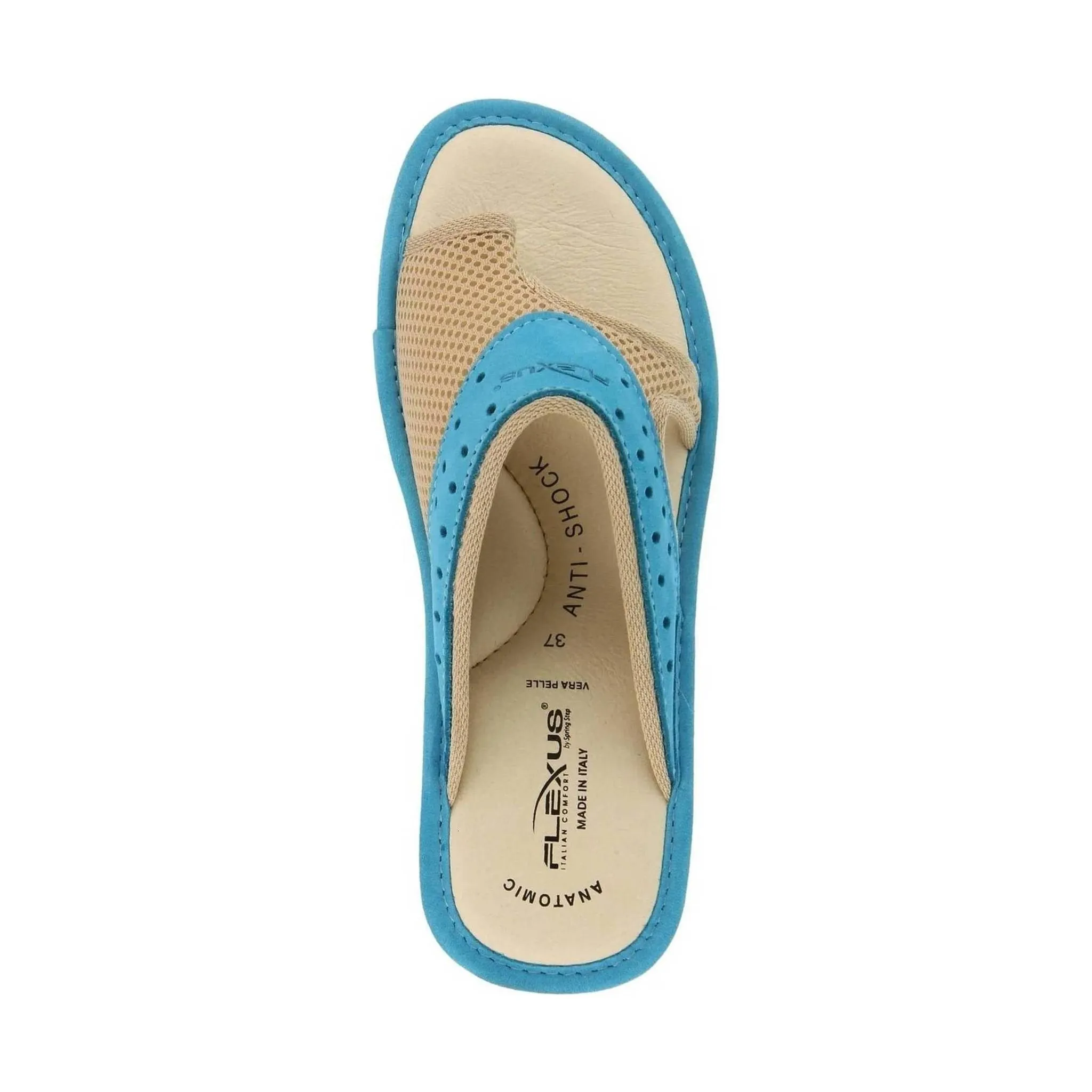 Flexus Pascalle Slide Sandal - Turquoise