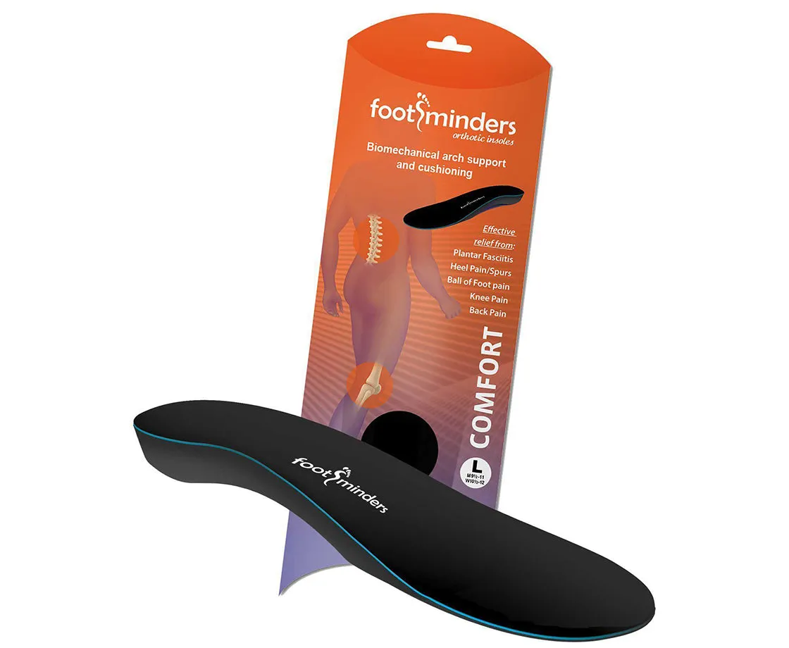 Footminders COMFORT - Orthotic arch support insoles for sports shoes and work boots