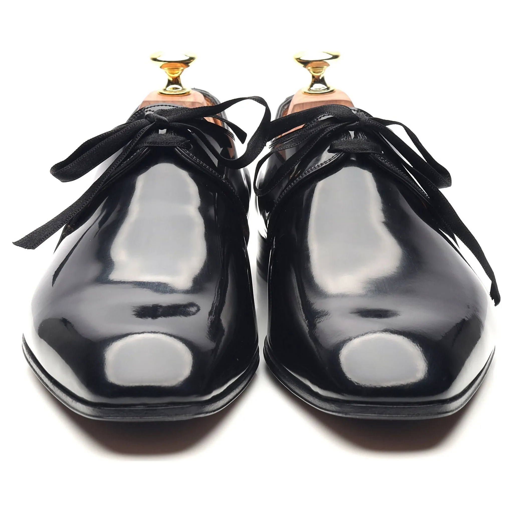 'Forsythe' Black Patent Leather Evening Derby 7.5 E