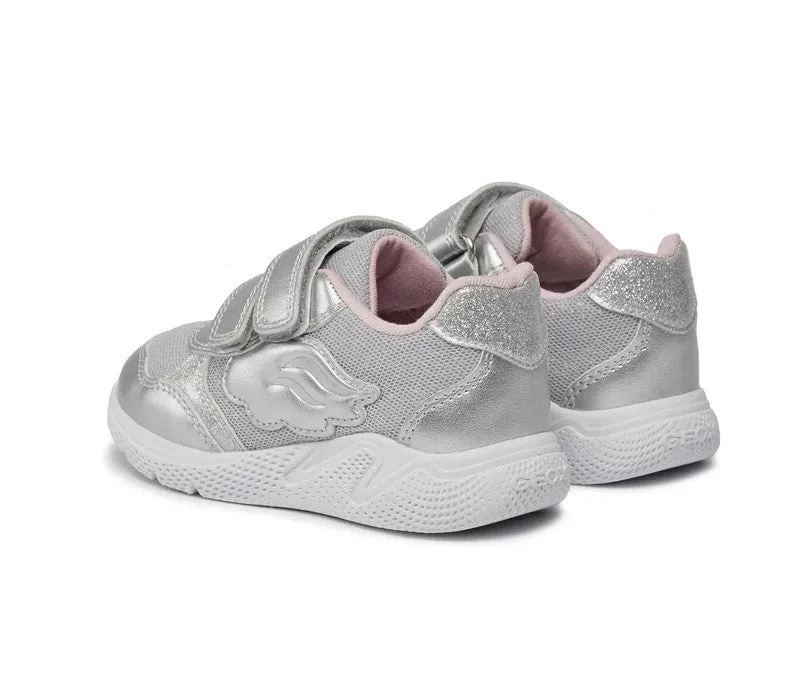 Geox Girls Trainer Sprintye B Silver