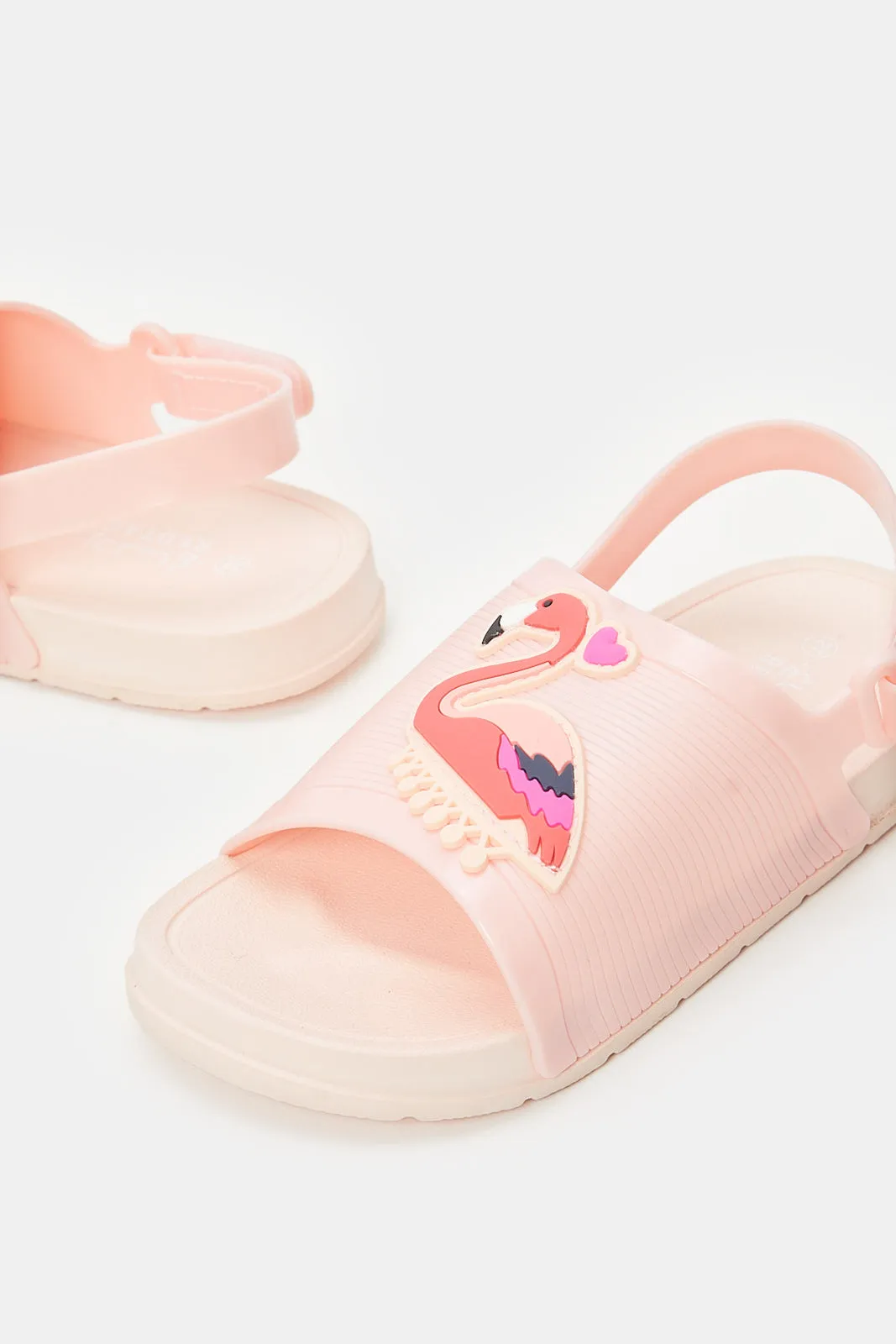 Girls Pink Flamingo Slide