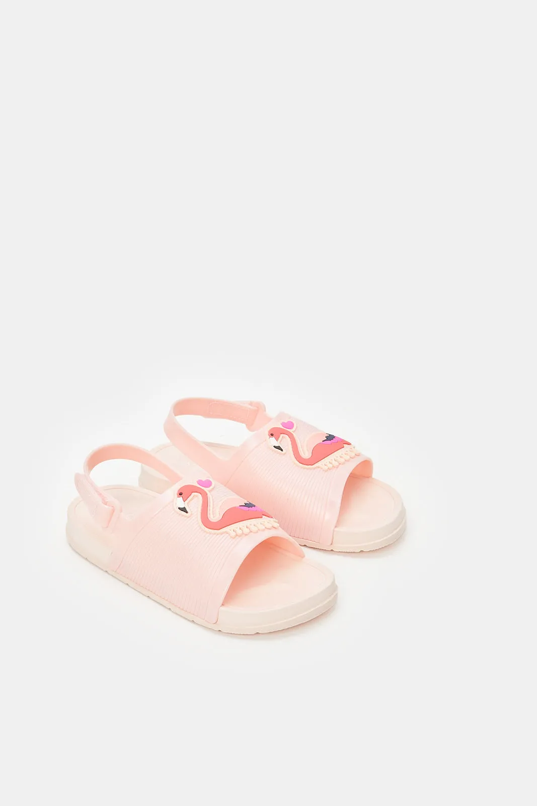 Girls Pink Flamingo Slide