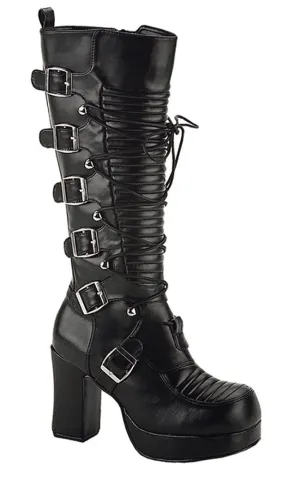 GOTHIKA-200 Black Steampunk Boots