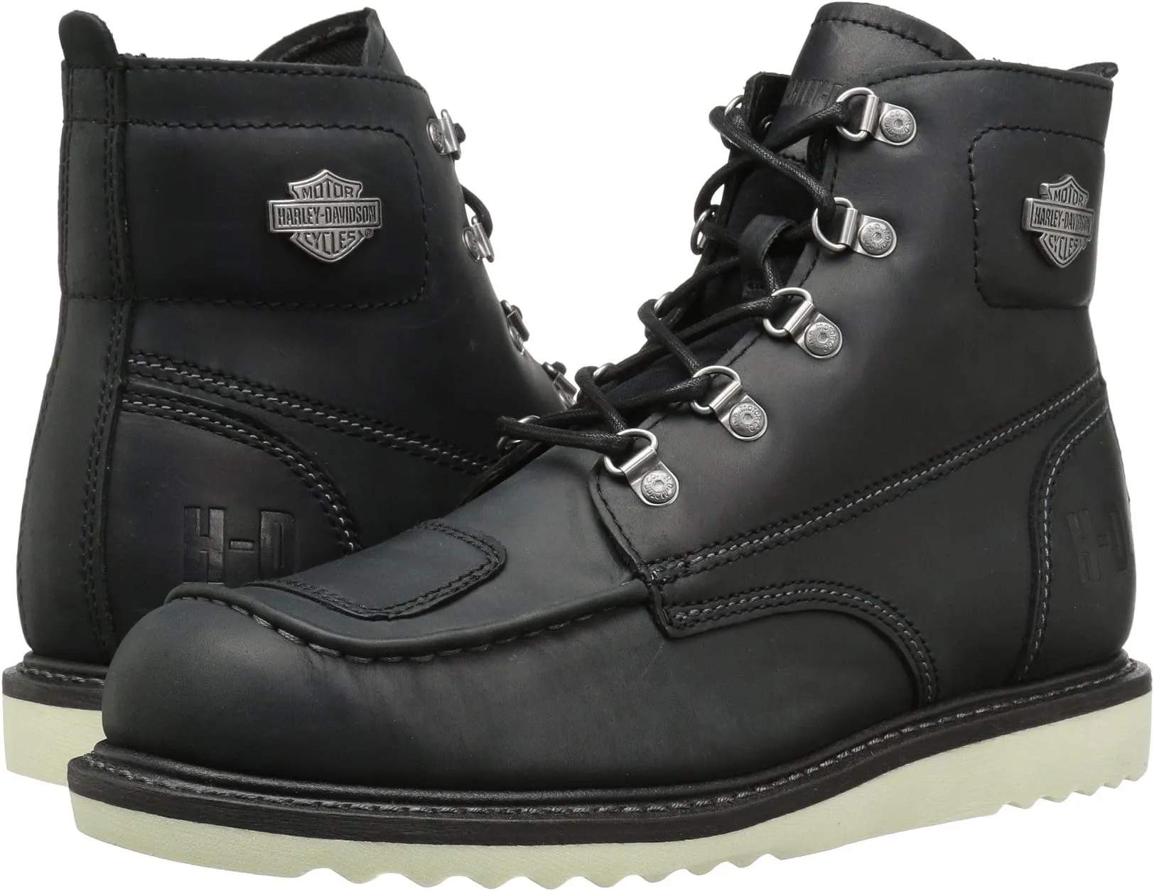 Hagerman Harley-Davidson lace-up boots, black