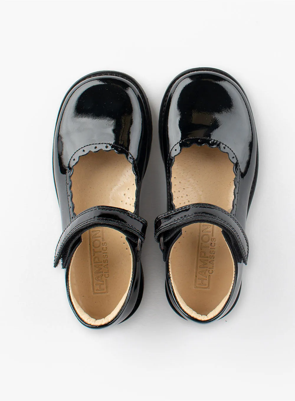 Hampton Classics Etta School Shoes in Black Patent