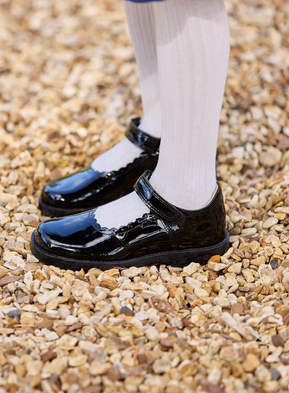 Hampton Classics Etta School Shoes in Black Patent