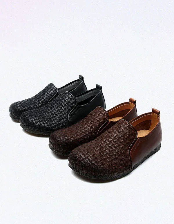 Handmade Retro Woven Women Flats