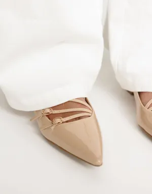 Hettie Flats (Beige Patent) - By Billini