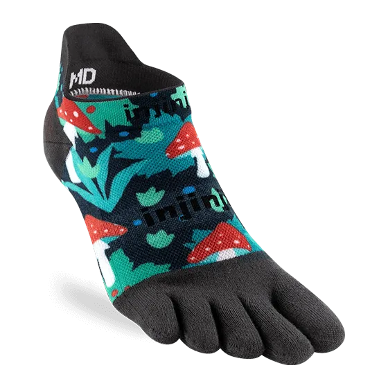 Injinji Run Lightweight No-Show Sock Womens - Artist Designed Series