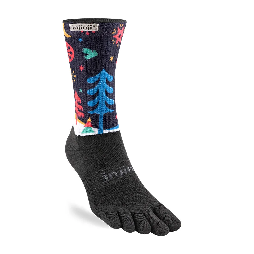 Injinji Spectrum Trail Midweight Crew Running Socks