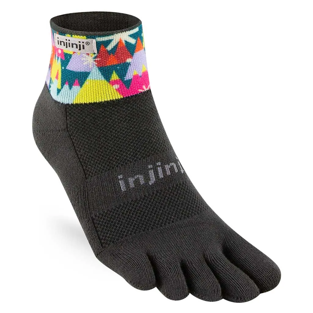 Injinji Spectrum Trail Midweight Mini-Crew Running Socks