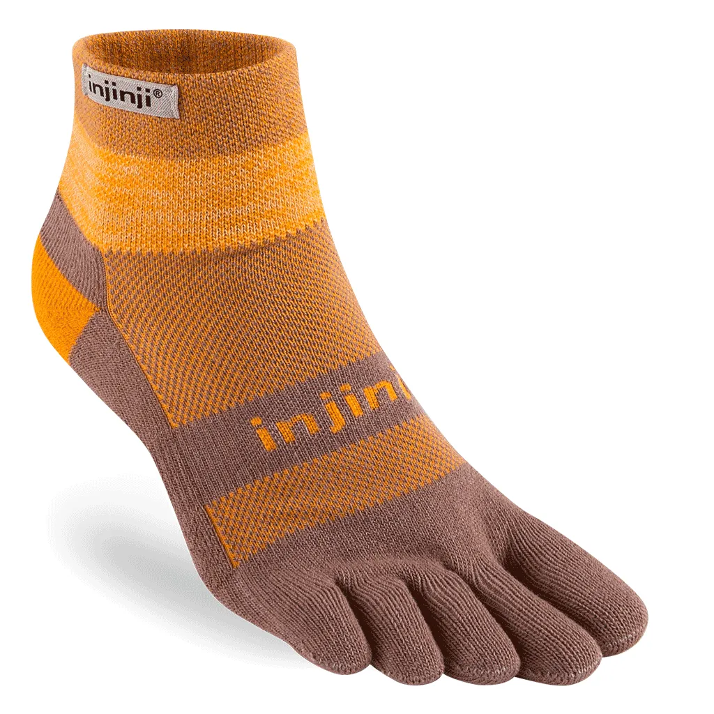 Injinji TRAIL Midweight Mini-Crew Running Socks