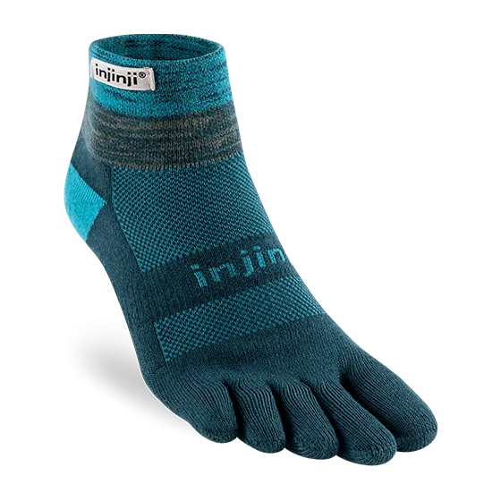 Injinji TRAIL Midweight Mini-Crew Running Socks