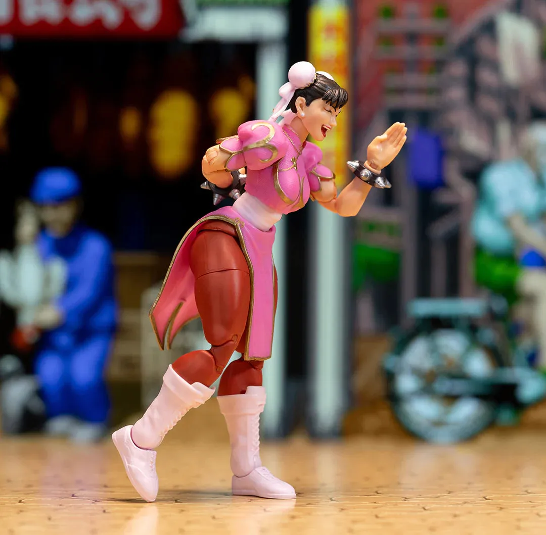 Jada Toys Ultra Street Fighter II: The Final Challengers - Chun-Li Player 2 (Pink)