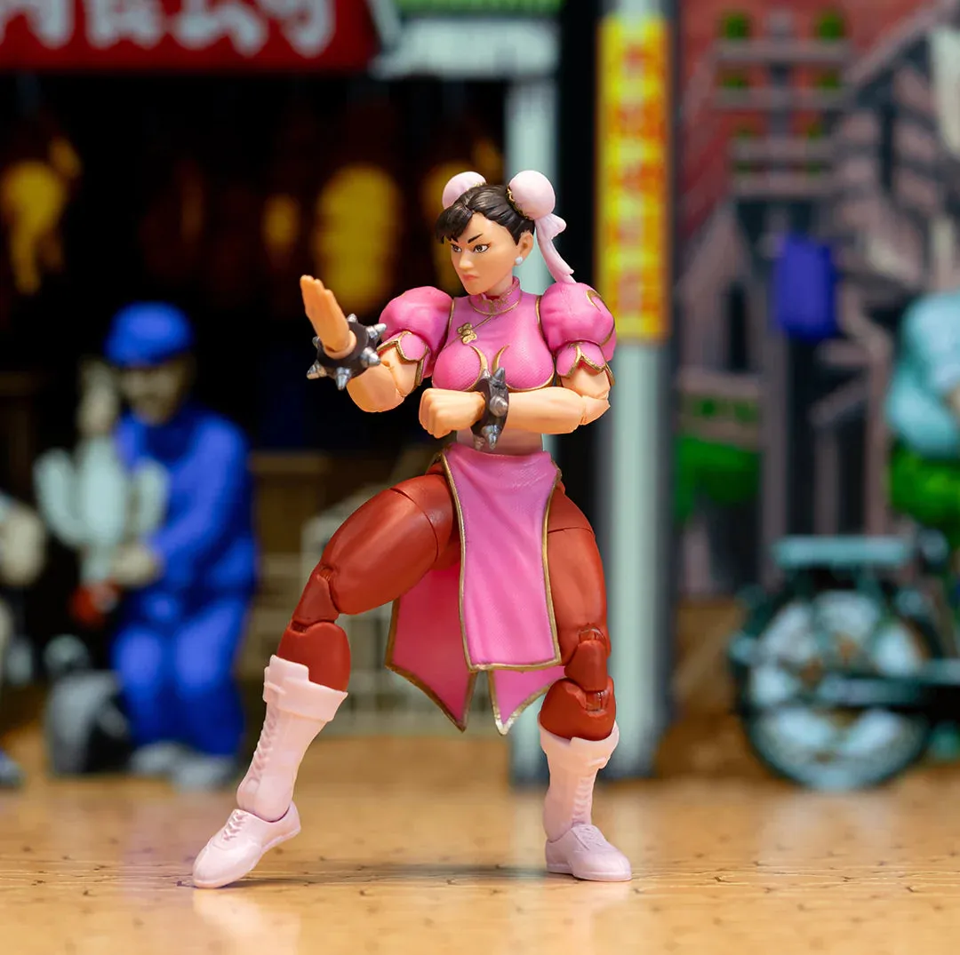 Jada Toys Ultra Street Fighter II: The Final Challengers - Chun-Li Player 2 (Pink)