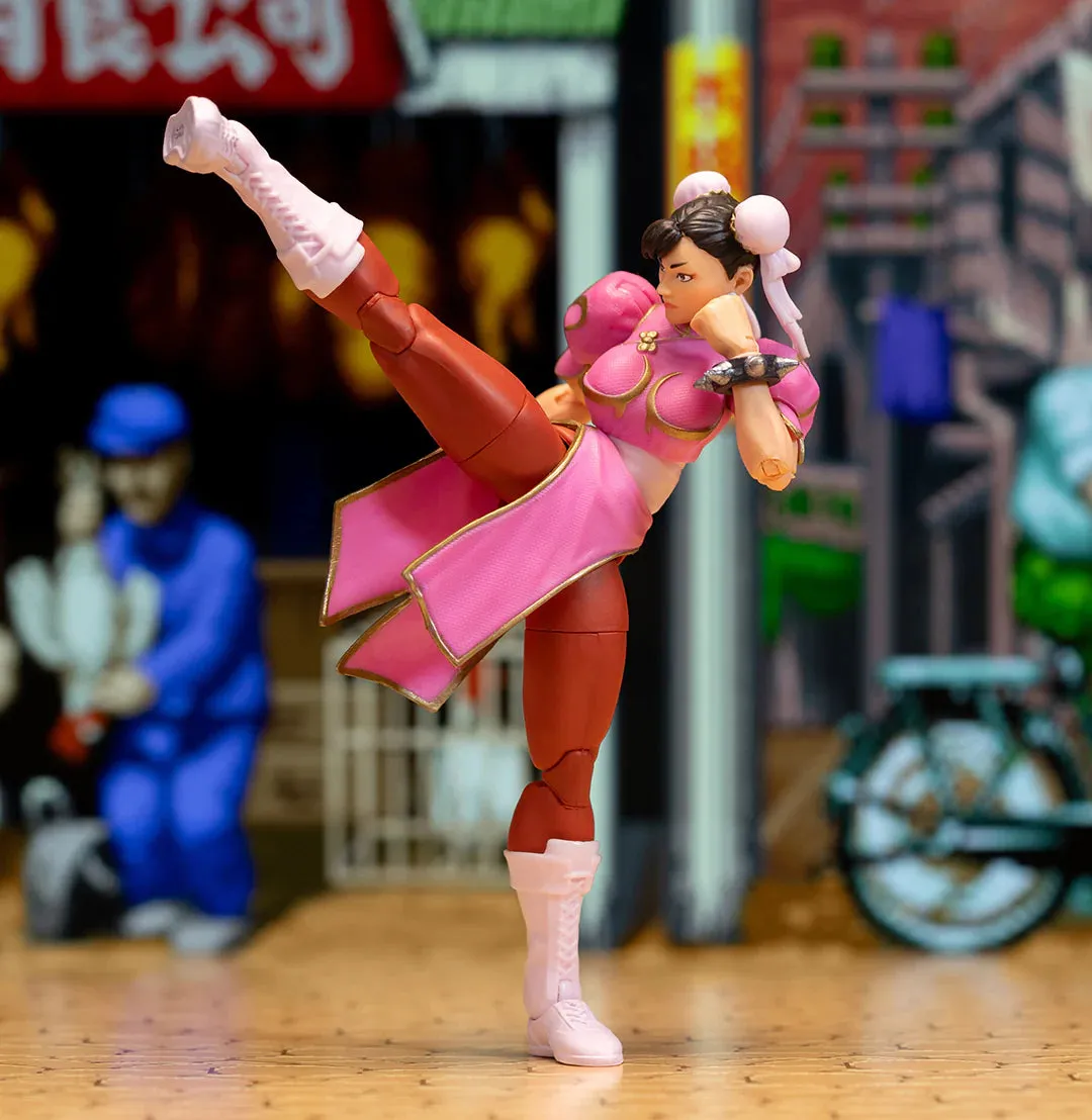 Jada Toys Ultra Street Fighter II: The Final Challengers - Chun-Li Player 2 (Pink)