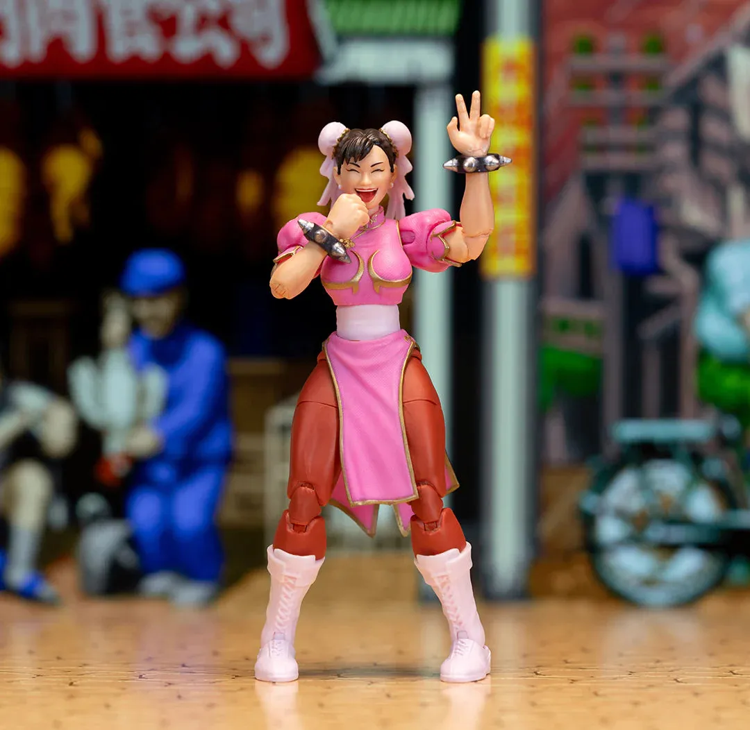 Jada Toys Ultra Street Fighter II: The Final Challengers - Chun-Li Player 2 (Pink)