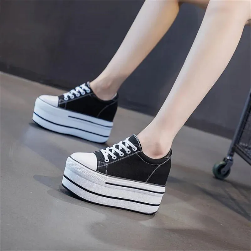 Joskaa 2024 New Sneakers Black Platform