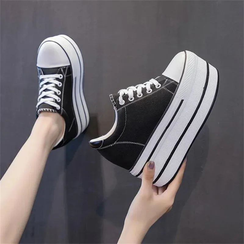 Joskaa 2024 New Sneakers Black Platform