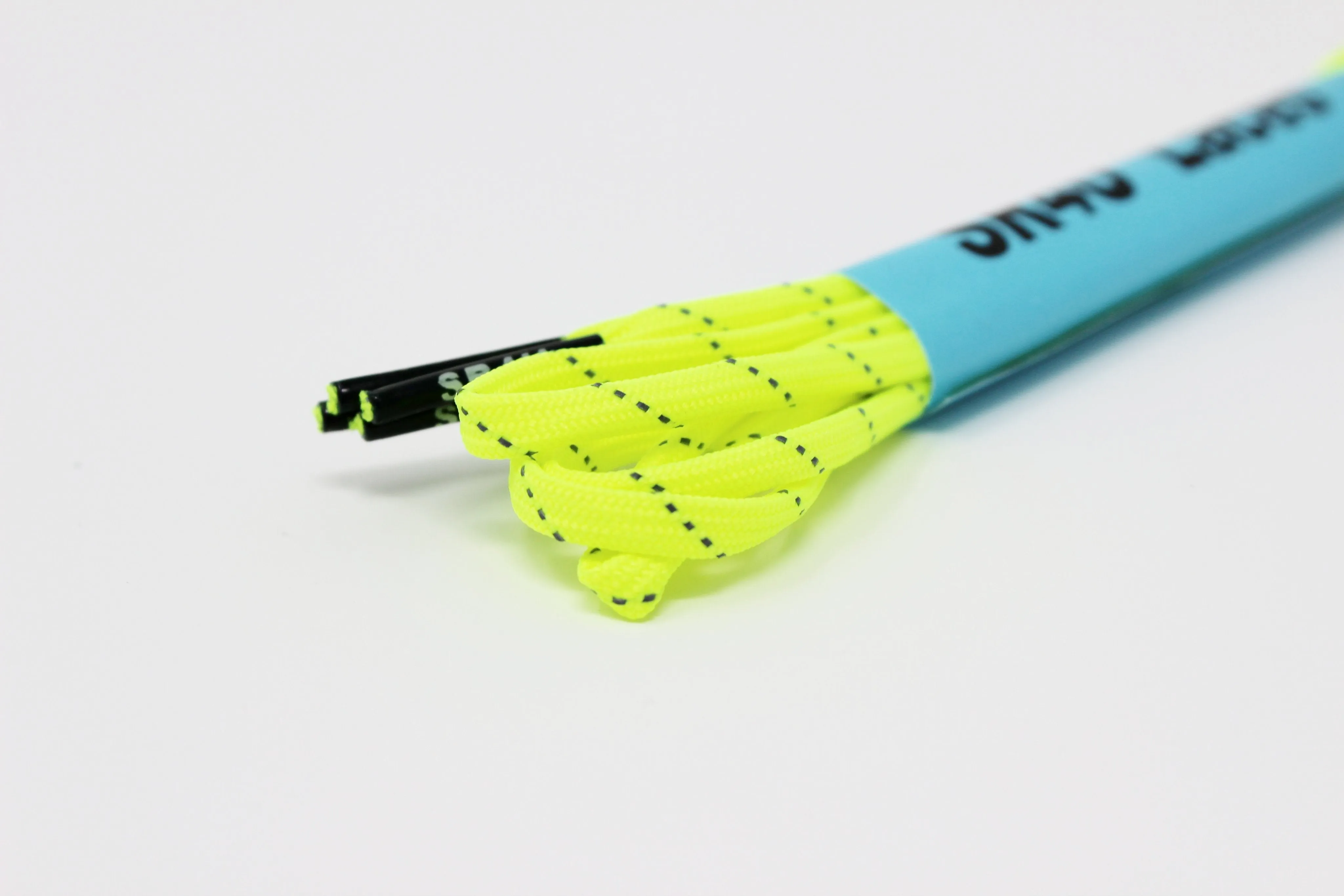 JR SR4U Laces Neon Yellow Reflective