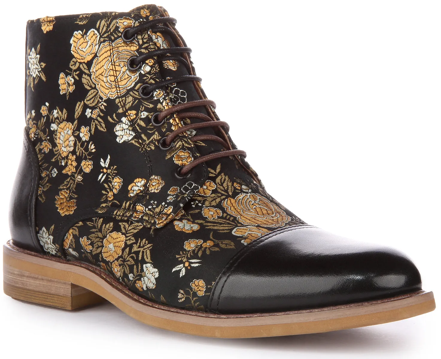 Justinreess England Adam Floral W In Black For Women