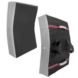 Kicking Shield, MMA Grade, LG, Black/Grey