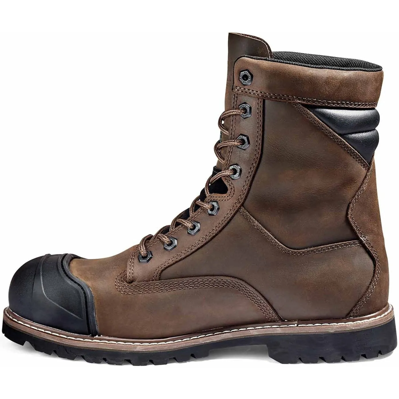 Kodiak Men's Mckinney M.U.T 8" Comp Toe WP Work Boot -Brown- 4TEPDB